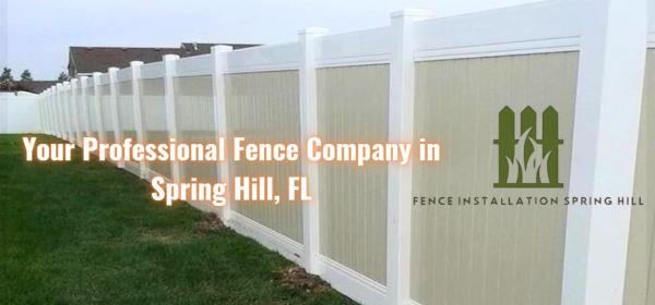 Fence Installation of Spring Hill