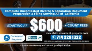 Best Divorce Document Preparer Fountain Valley